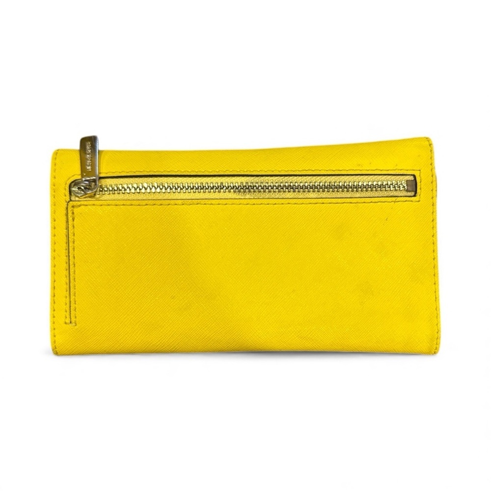 Michael Kors Yellow Women's Wallet - Picture 3 of 6